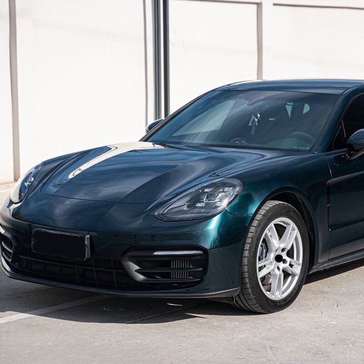 TPU Jaguar British Green tpu color ppf sample booklet color ppf dry install color ppf film for cars