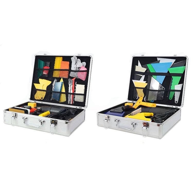 Car Film application tools PPF window tint Tool Kit Wrapping tool set Scraper Blade Compilation Box help install