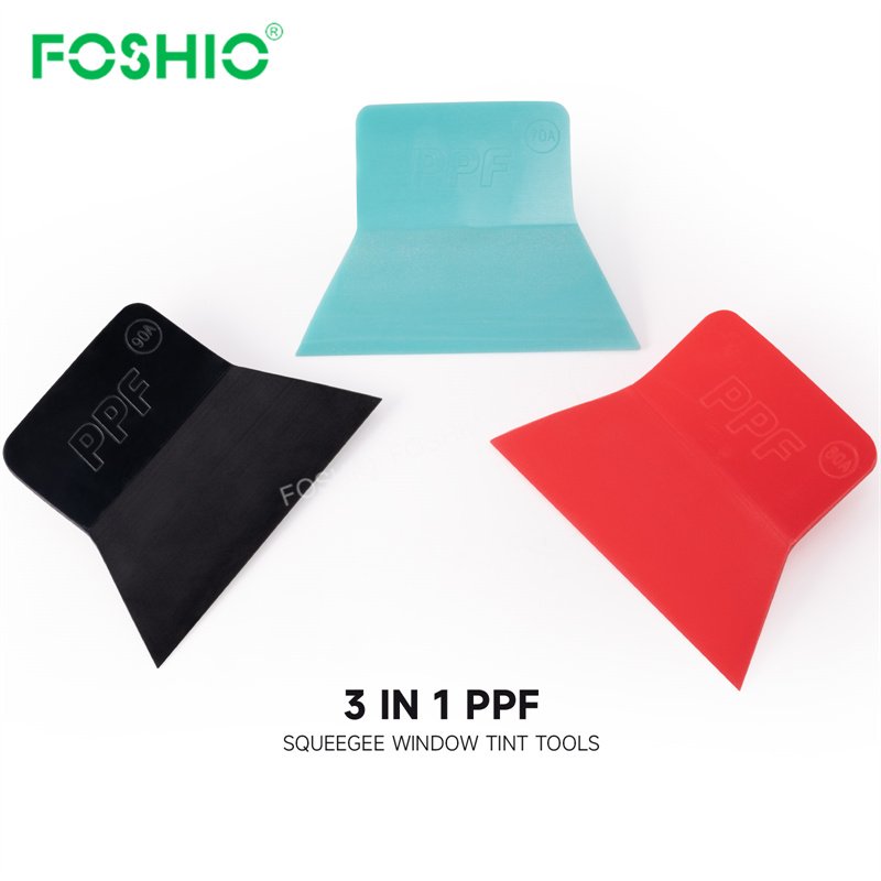 Foshio Custom Sticker Wrapping Vinyl Install Tools PPF Rubber Squeegee