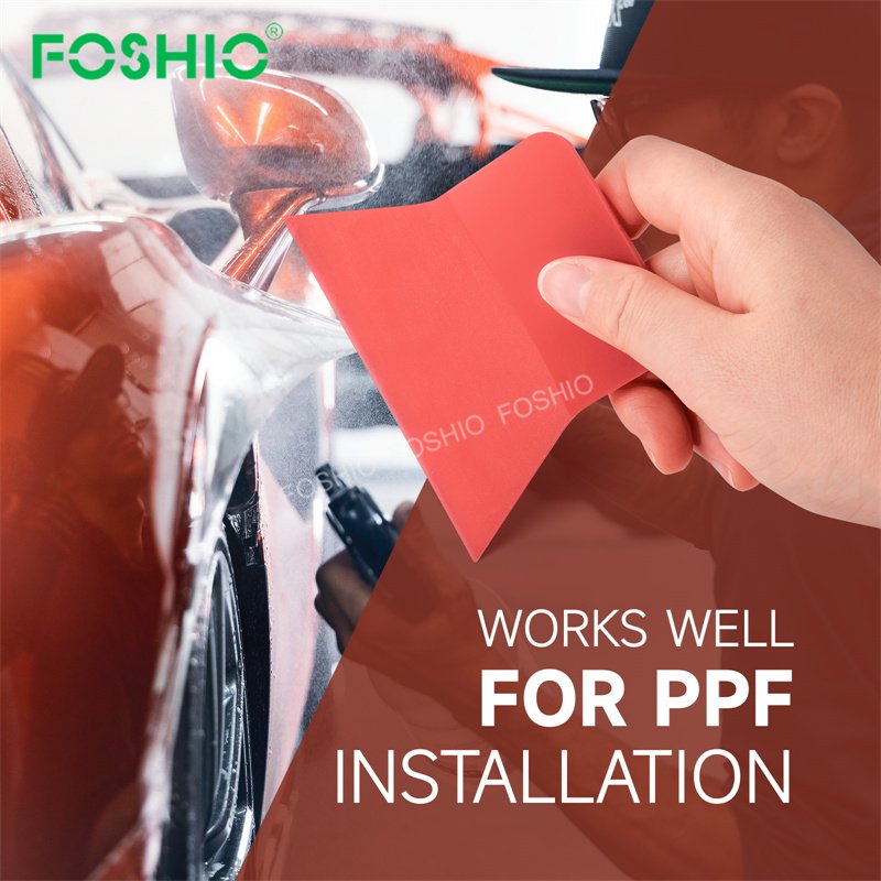 Foshio Custom Sticker Wrapping Vinyl Install Tools PPF Rubber Squeegee