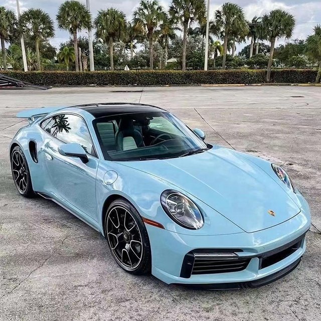 PET Ultra Glossy Premium Color Change Self Adhesive Vehicle Wrapping Film Light Blue Car Wrap