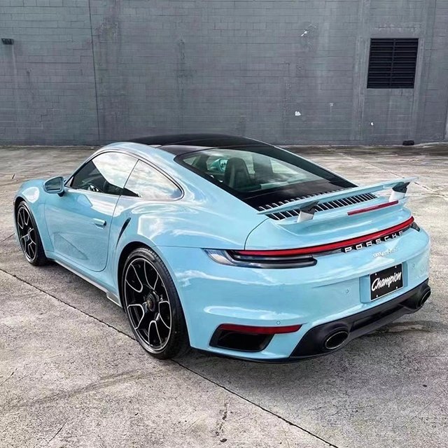 PET Ultra Glossy Premium Color Change Self Adhesive Vehicle Wrapping Film Light Blue Car Wrap