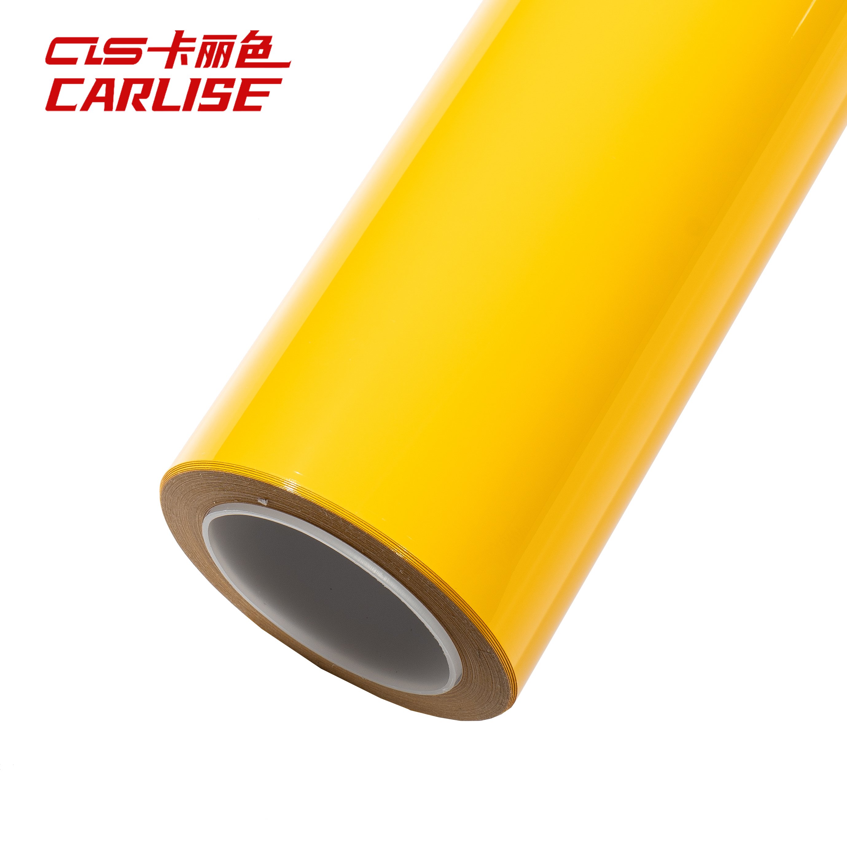 Hot Selling 1.52*17 Inch Scratch Resistant Sunflower Yellow PET Car Film Glossy Vinyl Body Protection Packaging