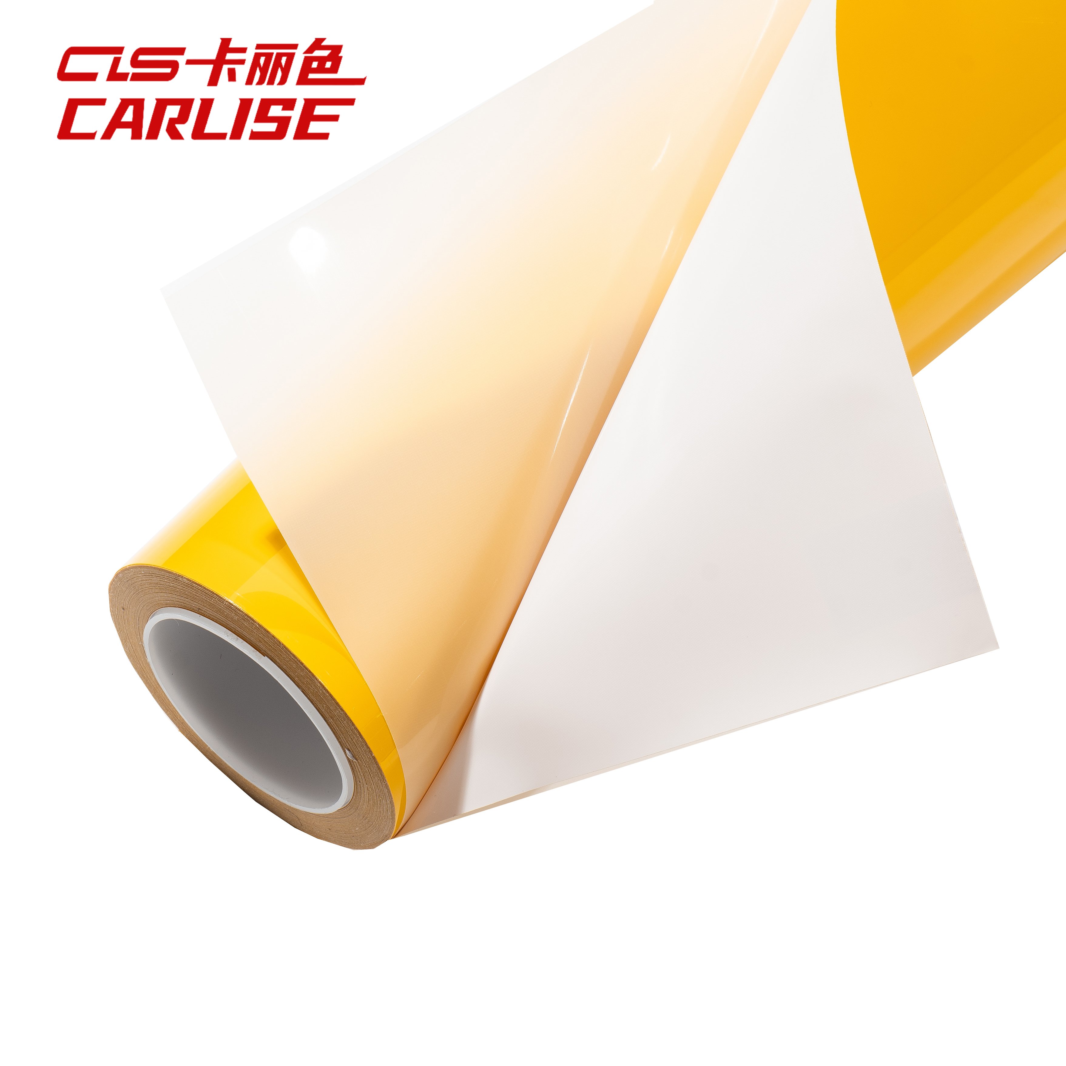 Hot Selling 1.52*17 Inch Scratch Resistant Sunflower Yellow PET Car Film Glossy Vinyl Body Protection Packaging