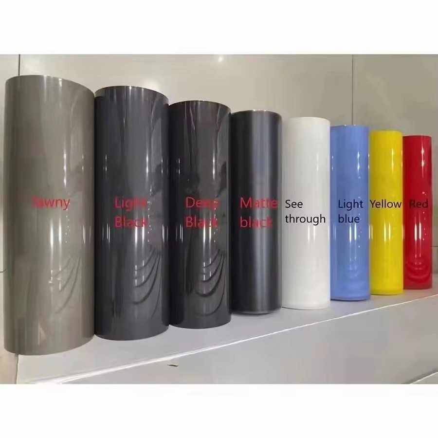High Quality 30cm*10m Glossy PET Protective Film Package Low Price Car Light Color Window Film for Headlights and Taillights