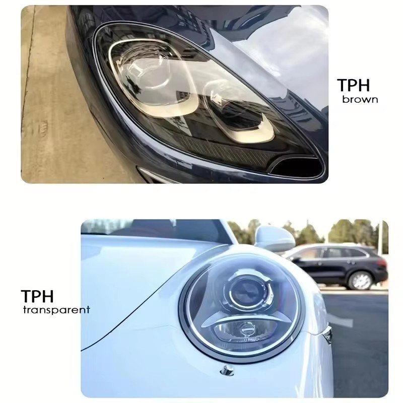 High Quality 30cm*10m Glossy PET Protective Film Package Low Price Car Light Color Window Film for Headlights and Taillights