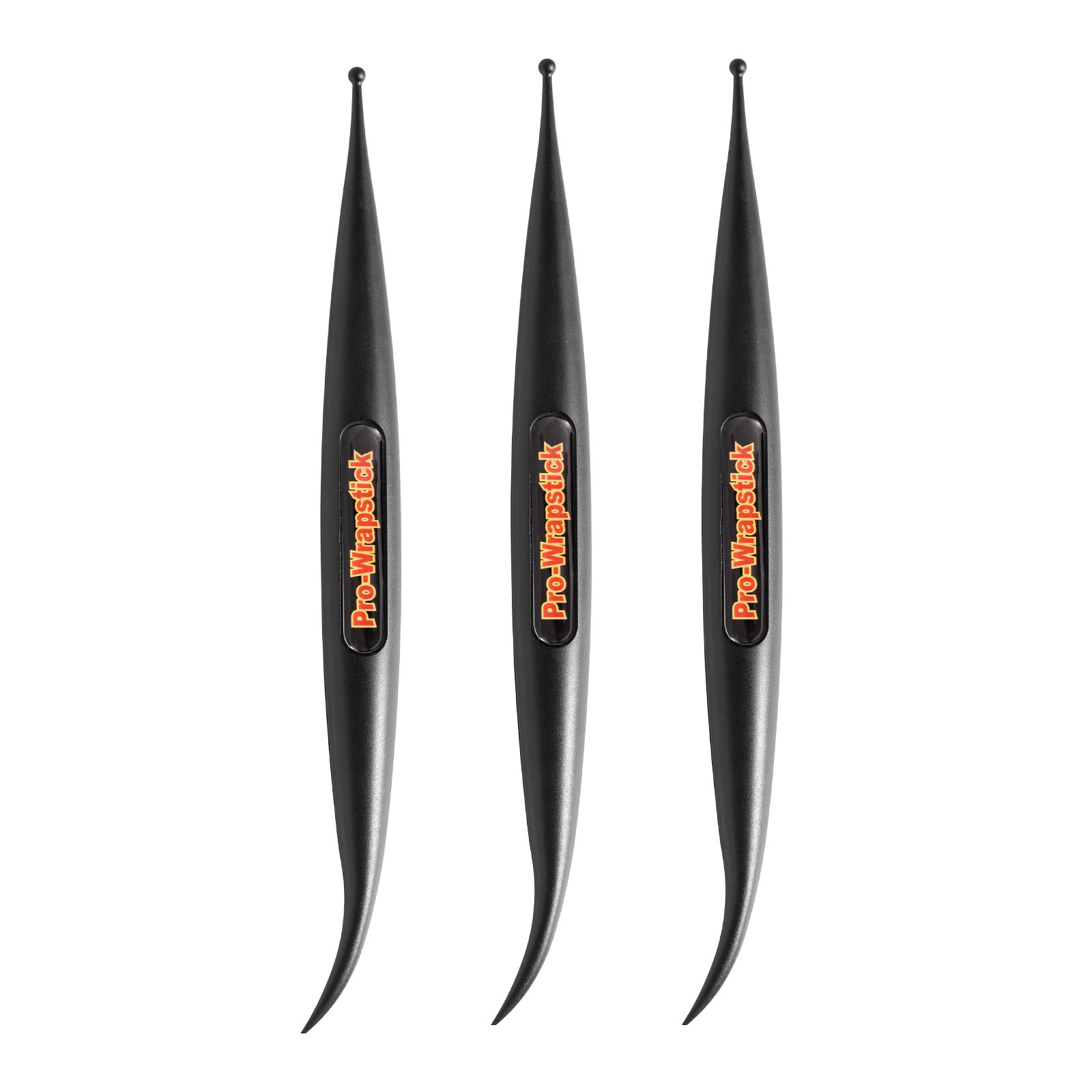 Black Micro Stick Squeegee Car Wrap Kit Corner Squeegee Curves Slot Vinyl Wrap Tools for Car Wrapping