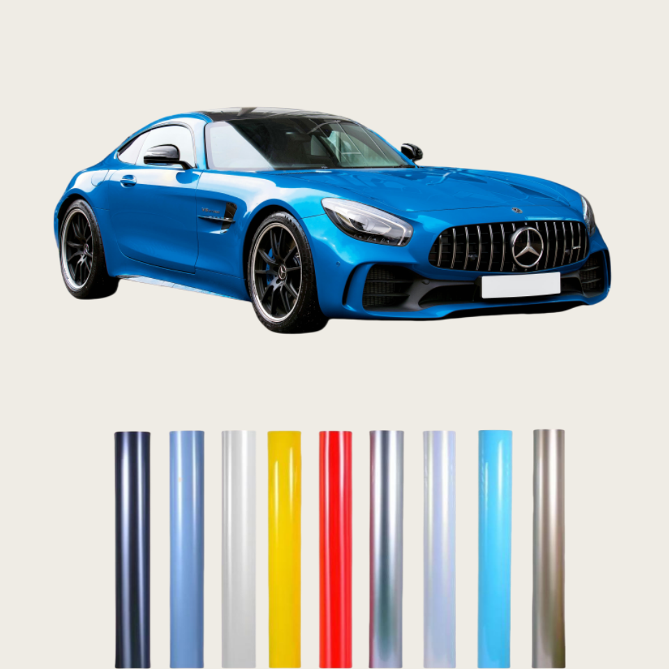Color Changing Anti Yellow 1.52*15m Wrapping Car Film Car Sun Protect Film 7.5mil Thin Film For Car