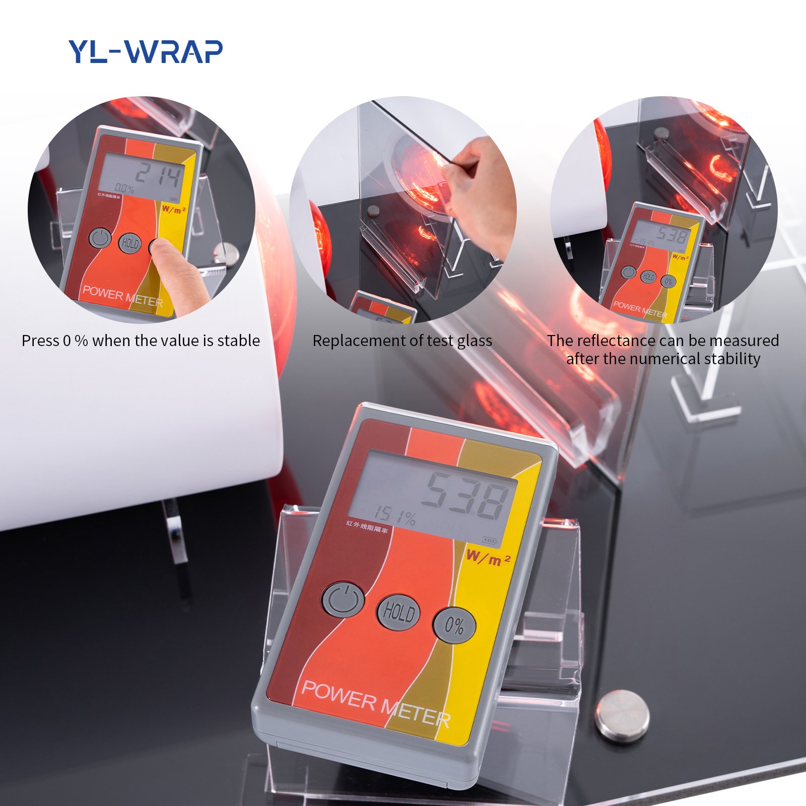 Wholesale Customized LOGO window film tester machine car solar film testing machine for car film demonstrate