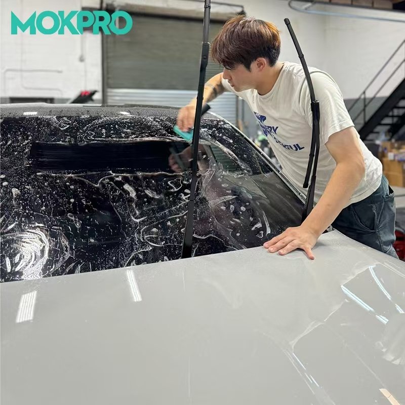 TPU Windshield Film anti scratch Good hydrophobic 96% UVR PPF for car window film TPU car wrapping