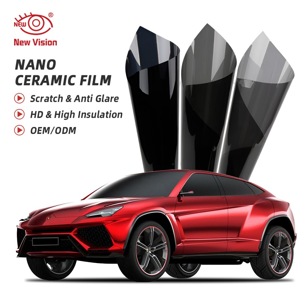 3M quality heat control car stickers long last 7-10 years nano ceramic film anti-glare car film