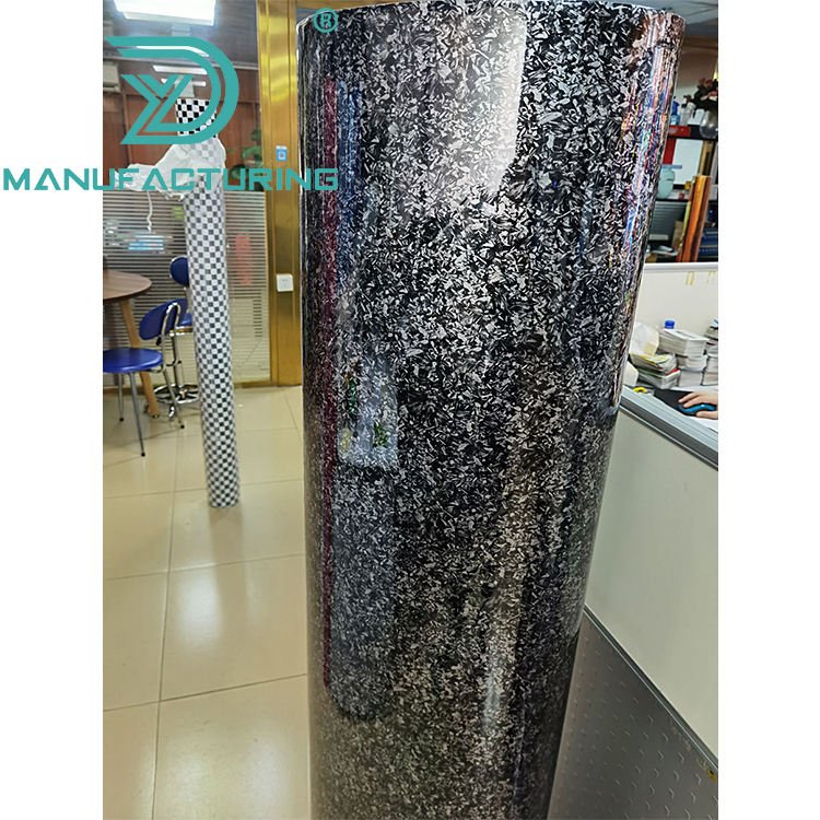 Air Free bubbles Adhesive DIY Sticker Decal Wrapping Black Forged Carbon Vinyl Wrap