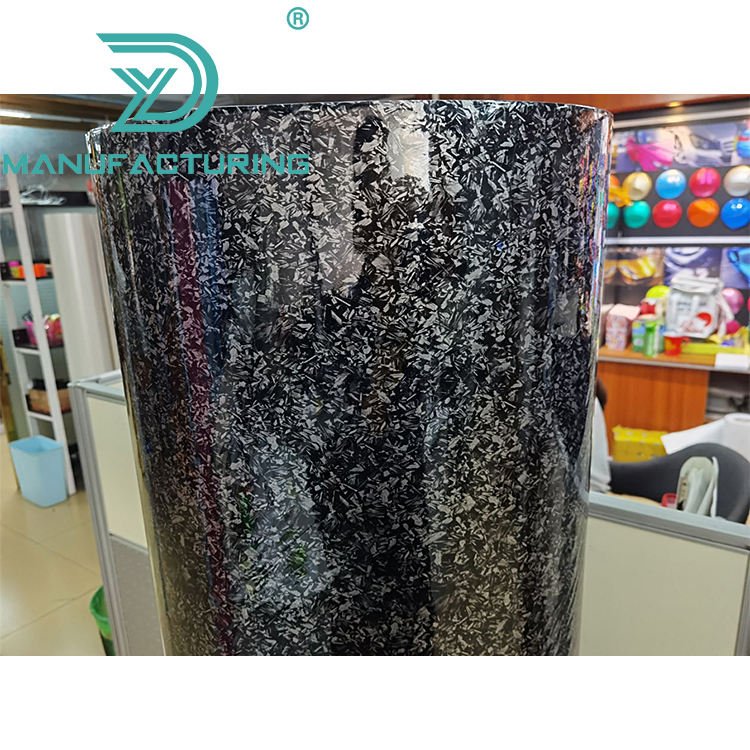 Air Free bubbles Adhesive DIY Sticker Decal Wrapping Black Forged Carbon Vinyl Wrap