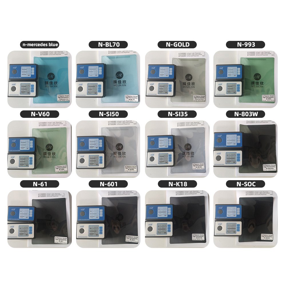 N Series High Quality Titanium Nitride Solar Safety Window Glass Thickened Privacy Film High Light Transmittance 5-Year