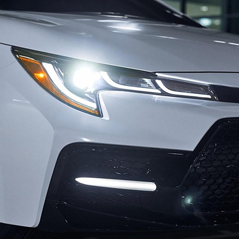 Car Headlight Protective Film Headlamp Transparent Black TPU Sticker For Toyota Corolla E210 2019 2020 NMS 2014-2018 Accessories