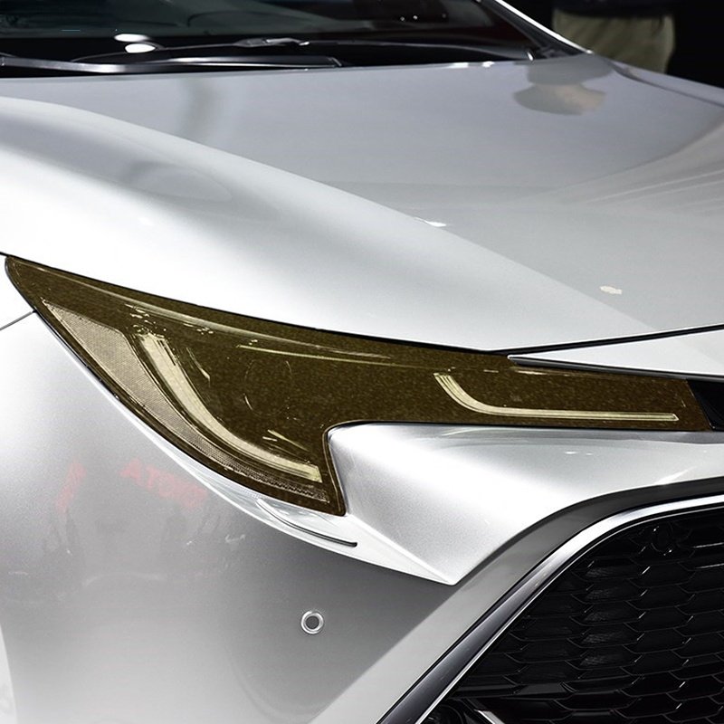 Car Headlight Protective Film Headlamp Transparent Black TPU Sticker For Toyota Corolla E210 2019 2020 NMS 2014-2018 Accessories