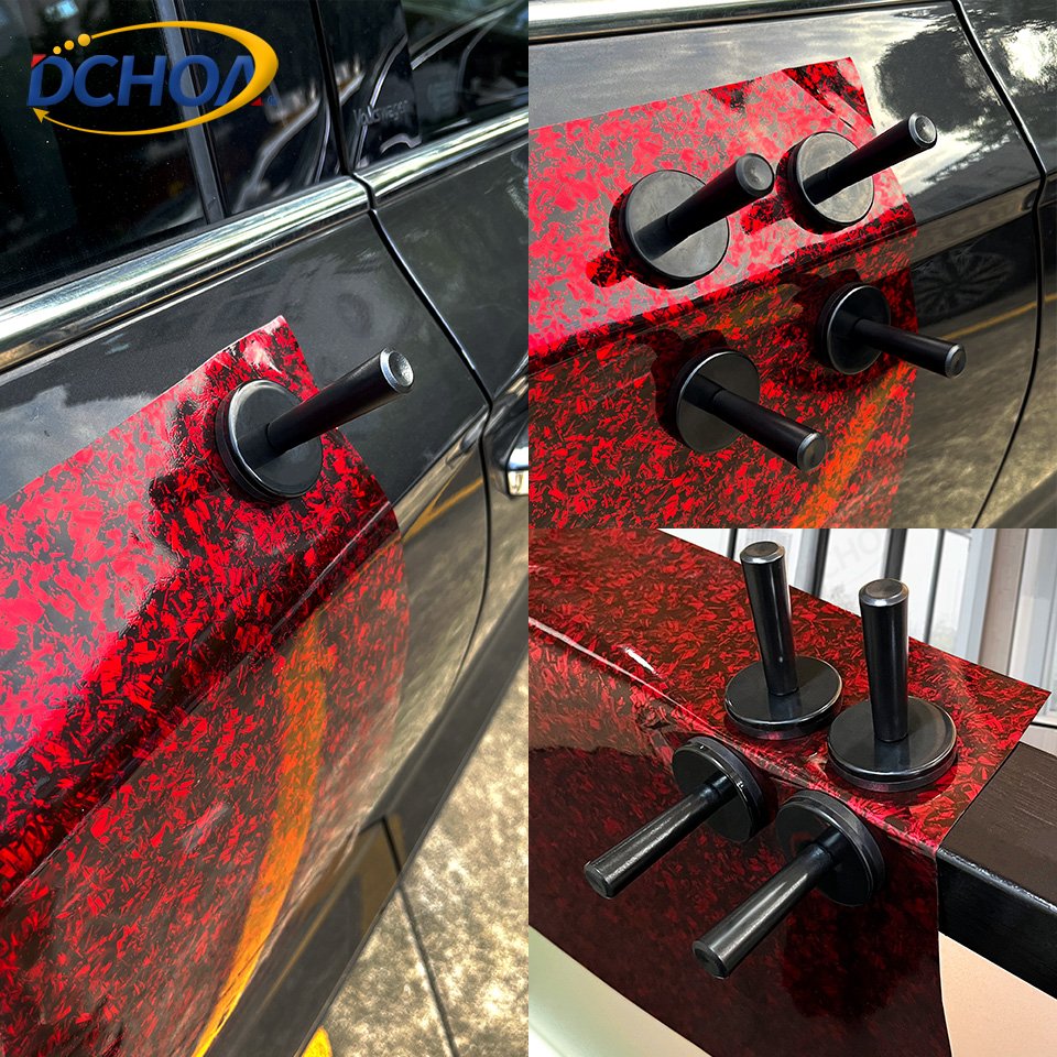DCHOA Black Vehicle Wrap Magnets Holder Film Fix Tool Car Vinyl Wrap