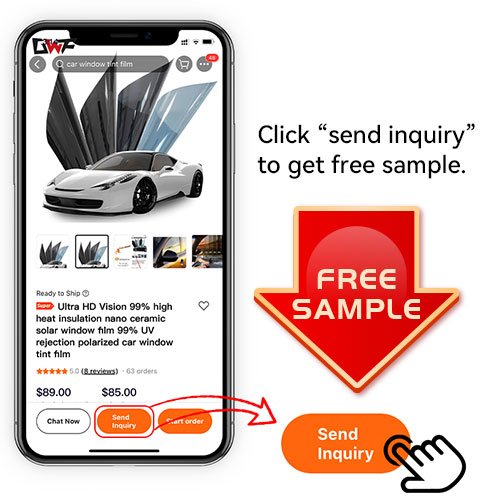 IRR99% UVR99% heat insulation uv blocking car window tint sun control Nano Ceramic Car Window Tint film