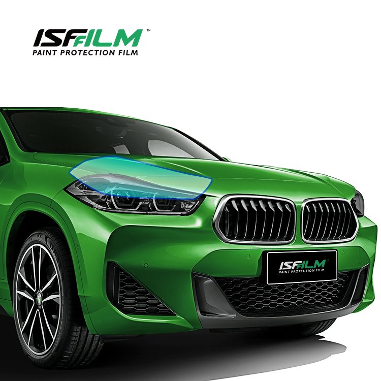 ISFFILM 10 Years warranty 0.75*5m Vehicle Headlight Film Smoke black TPU PPF Lamp protection Film Auto Headlamp Film