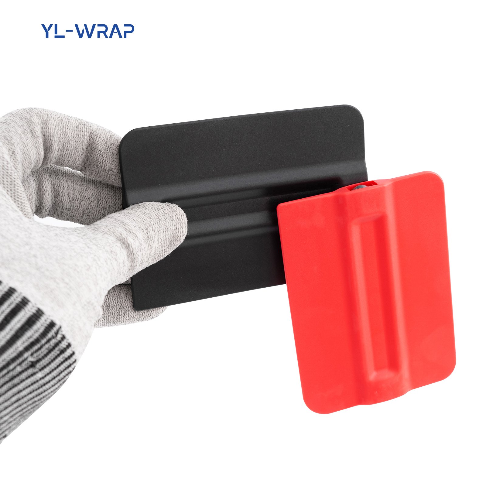 Customized Logo Anti-scratch Magnet Tint Squeegee Vinyl Film Tools Magnetic Plastic Squeegees for Car Wrap