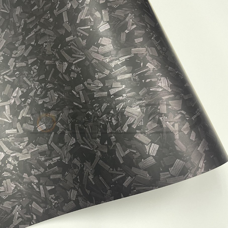 High quality Matte Red Blue Black PET Forged Carbon Fiber Vinyl Wrap Film Car Styling Stickers Decal Car Wrapping Foil Film