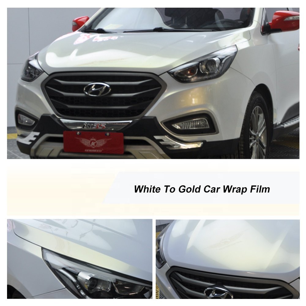 Color shift glitter vinil car wrap roll car wrapping vinyl film diamond satin matte pearl white vinyl car wrap for vehicle