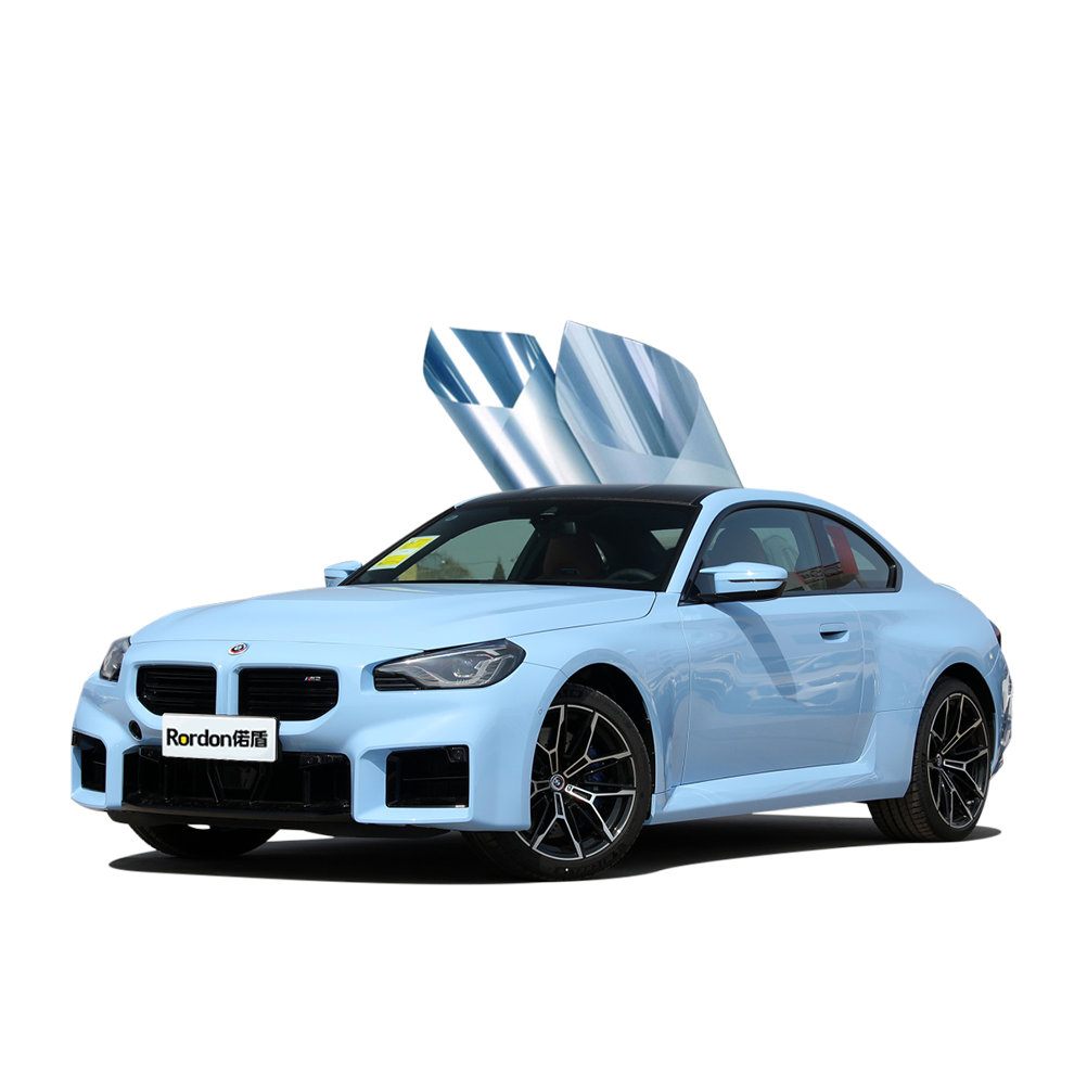 1.8mil inorganic nano constant color Dark Black Explosion-Proof Nano Ceramic car window Solar Film With Ultra Clear Vision