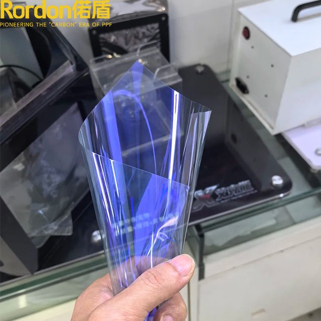 1.8mil inorganic nano constant color Dark Black Explosion-Proof Nano Ceramic car window Solar Film With Ultra Clear Vision