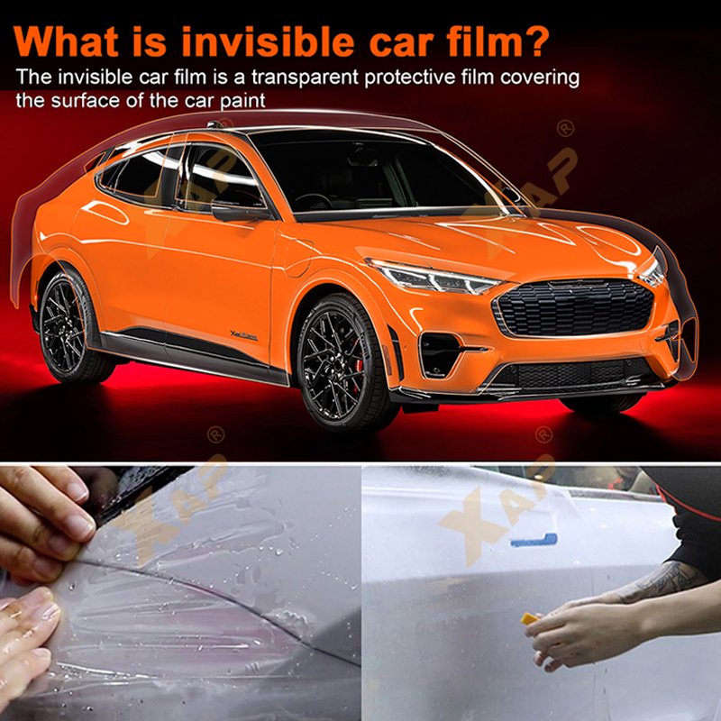 For Ford Mustang Mach-E GT 2022 2023 2024 TPU full car custom transparent anti-scratch film pre-cut protective film
