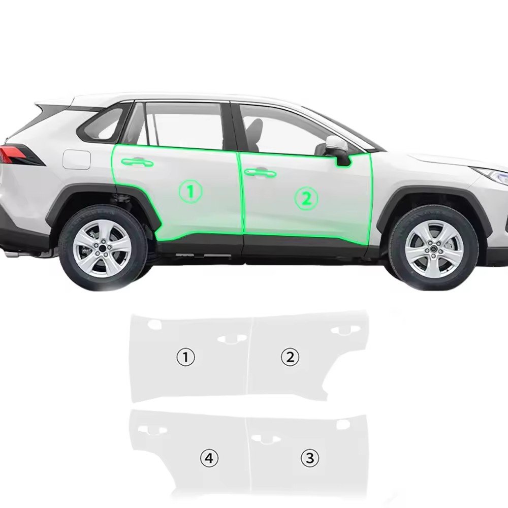 FOR Toyota RAV4 Hybrid each part of the film 7.5 thick TPU PPF pre-cut car film anti-scratch self-repairing transparent film