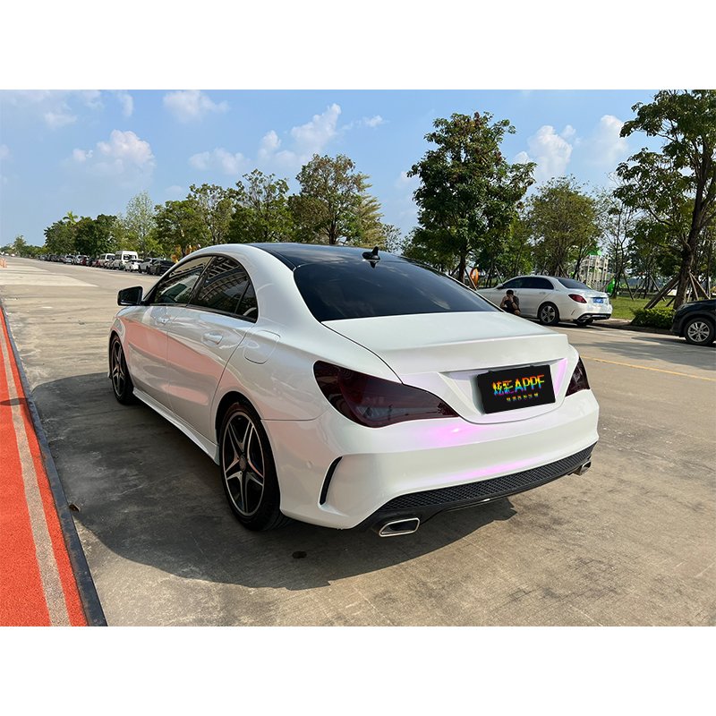 Super Glossy Auto Color Ppf Vinyl Wrap Car Color Changing Film Glossy White To Powder For Car