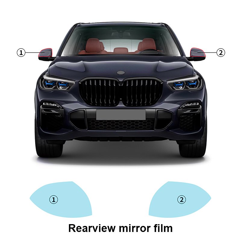 Car Front Headlamp Film for BMW X5 M SPORT 2019-2023 Tpu Transparent Protective Film Exterior Headlight Strips Car Sticker