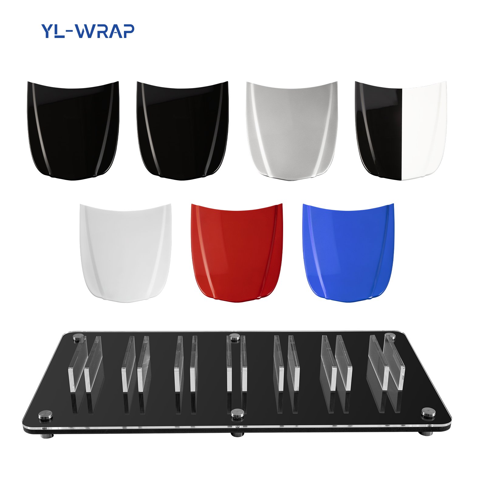 High Quality steel material front hood set Display stand bonnet mini hood mini car hood display for ppf Vinyl wrap show