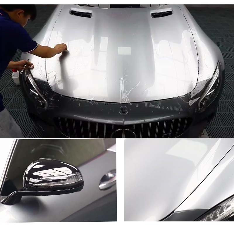 1.52*16m/roll TPU Liquid Metal Red PPF Paint Protection Film Self-Healing Body Colored PPF Car Films