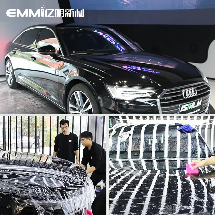 6.5mil 7mil 7.5mil 8mil 8.5mil 10mil High Quality Factory Customize 1.52M width TPU PPF car paint protection film15m 18m 20m