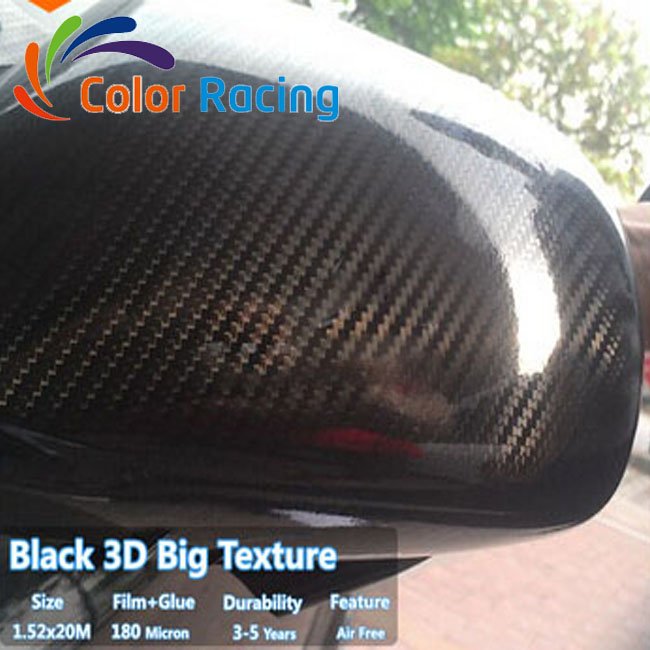 Top Quality Auto Accessories Color Change Car Film 3D Carbon Fibre Vinyl Wrap