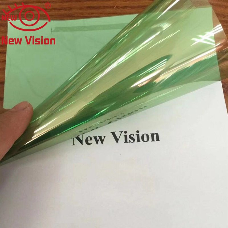 1.52*30m 60%-70%VLT UV99 Heat Control GN60 Magnetron Sputtering Window Film Green Metal Reflective Car Window Tint film
