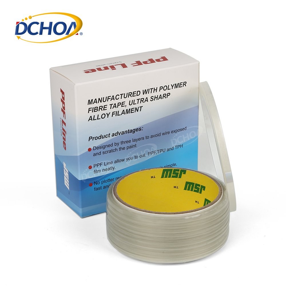 Durable 50m Length Car Wrapping Vinyl Design Line Knifeless Tape For Vinyl Wrap Transparent Clear