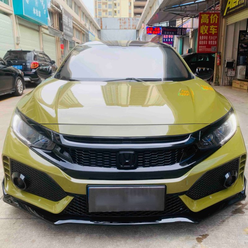 Superior Quality Classic Decorative Super Bright Crystal Series PET Battle Green Colour Change Car Body Wrapping Vinyl Film
