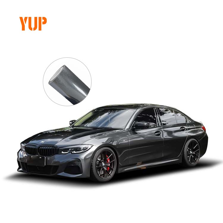 Wholesale Waterproof High Quality PET Coal Ash Car Wrap Vinyl