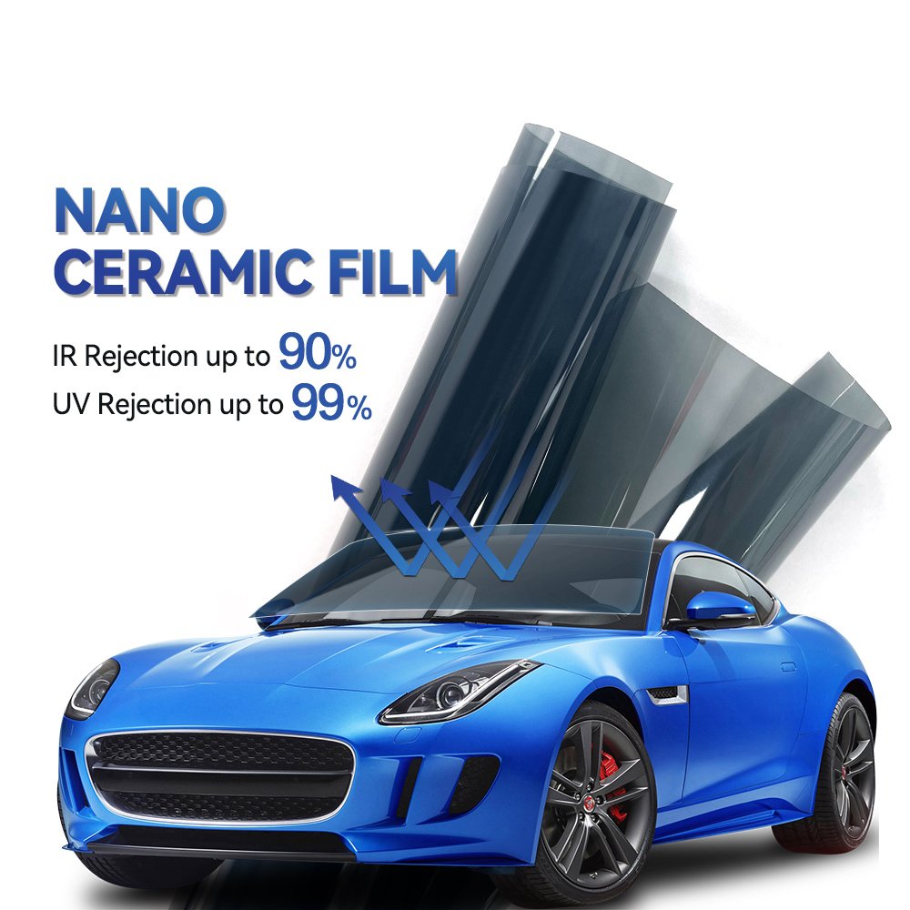 Customized factory IR15 Nano Ceramic Window Tint Film, Car Films Solor Window Tint, Automotive Car Glass Protection Film