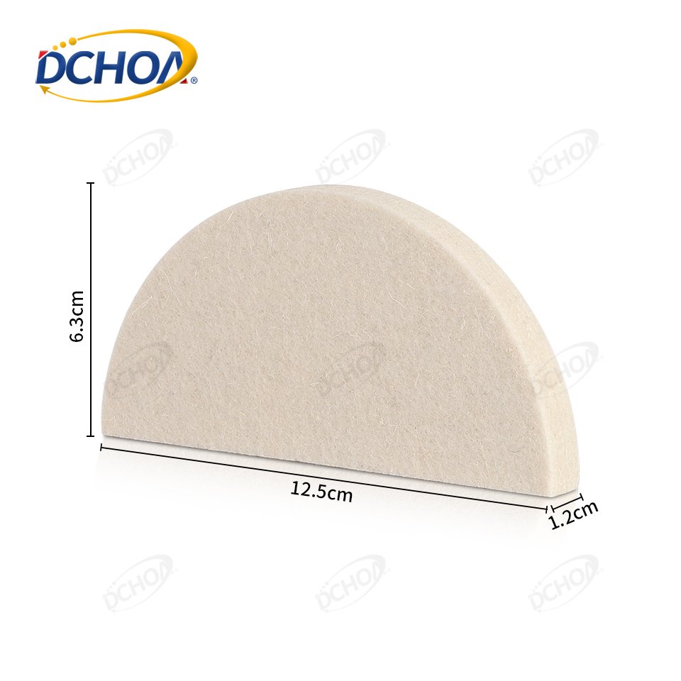 DCHOA Car wrap Semicircle Wool Felt Squeegee Wool Vinyl Application Squeegee For Car