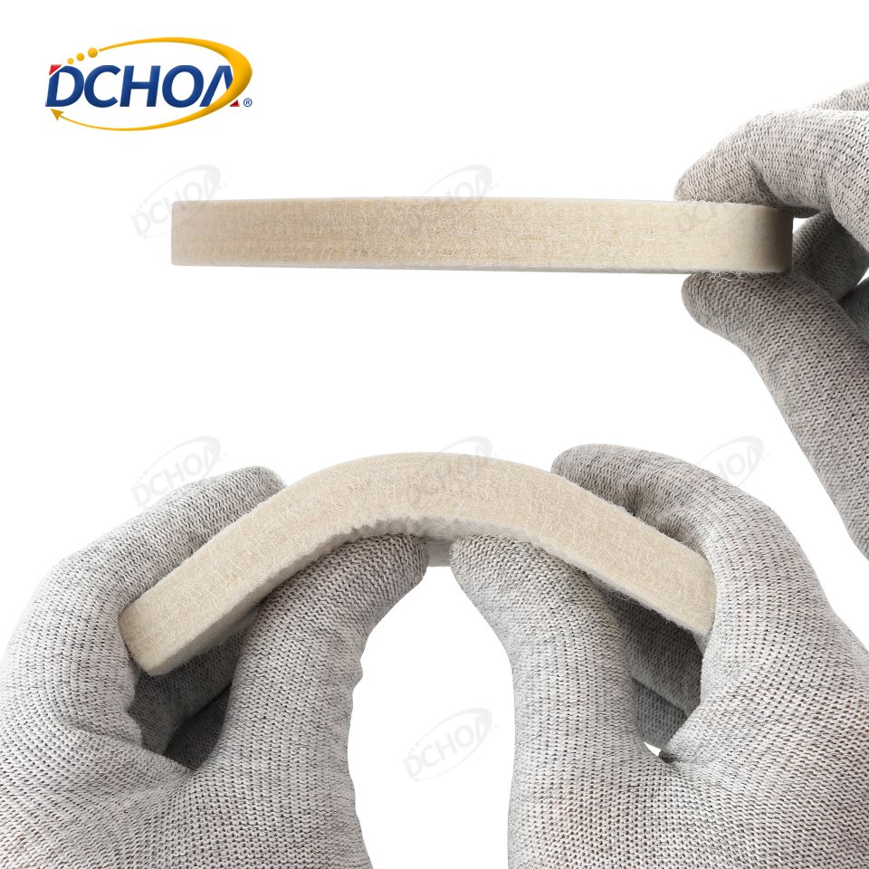 DCHOA Car wrap Semicircle Wool Felt Squeegee Wool Vinyl Application Squeegee For Car