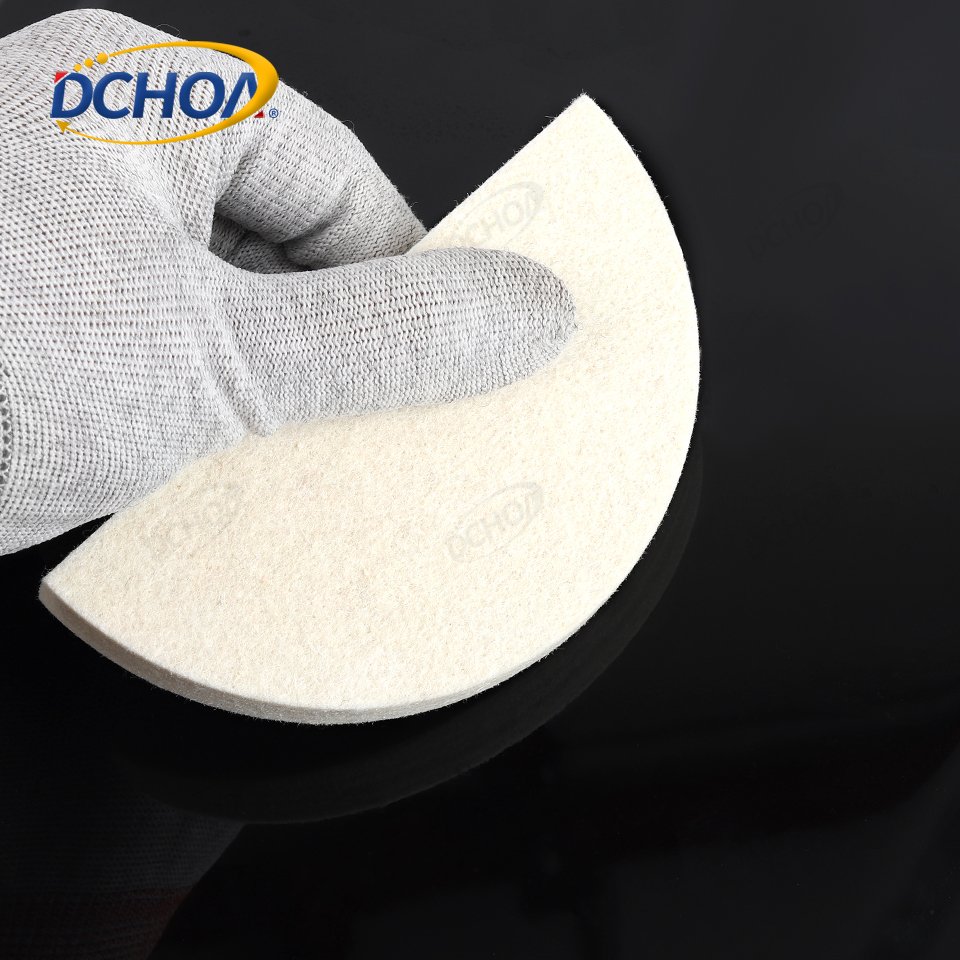 DCHOA Car wrap Semicircle Wool Felt Squeegee Wool Vinyl Application Squeegee For Car