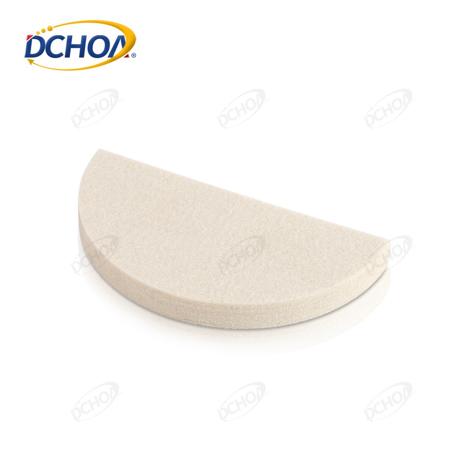 DCHOA Car wrap Semicircle Wool Felt Squeegee Wool Vinyl Application Squeegee For Car
