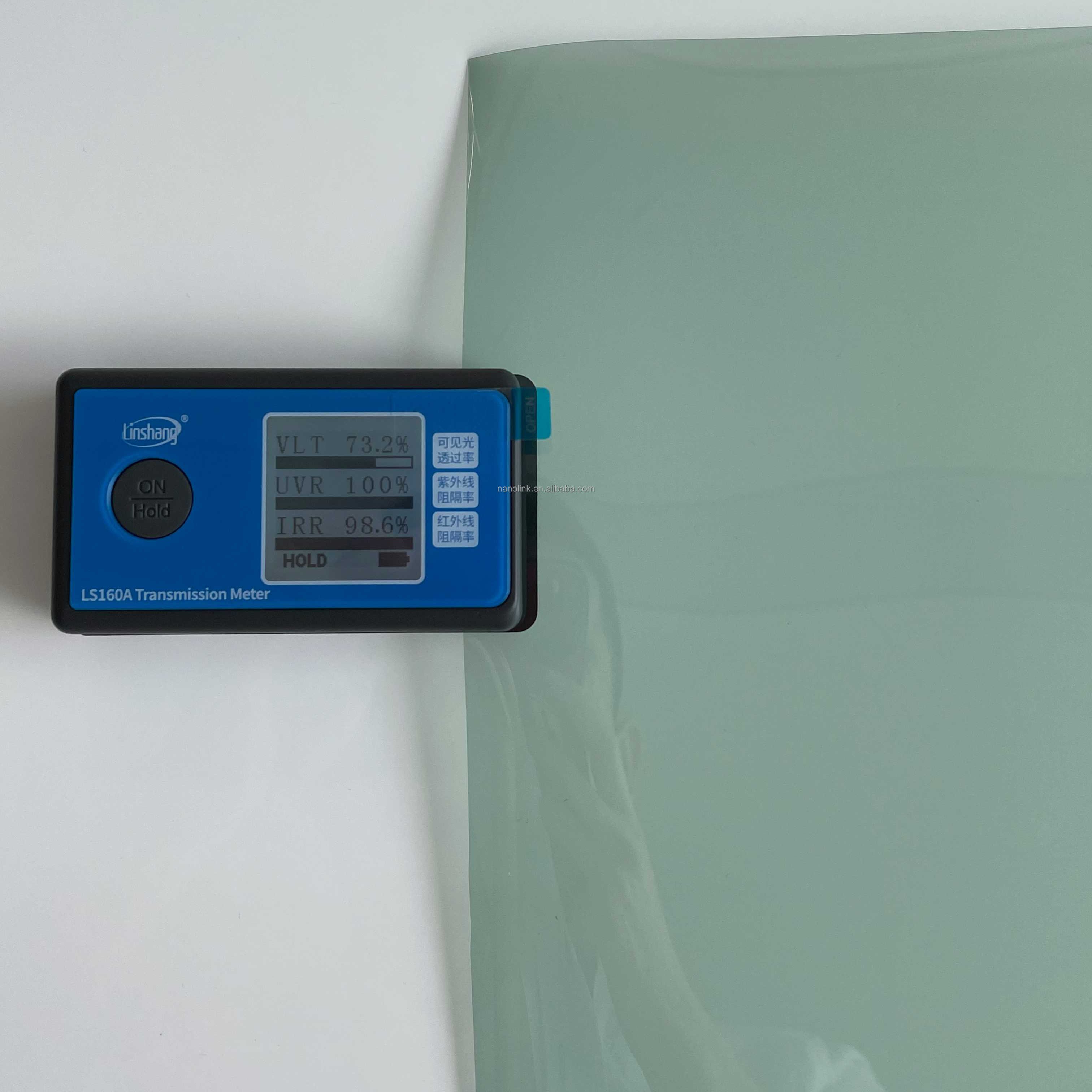 NKODA UV400 skin care uv blocking adhesive polarized nano ceramic green car solar window tinting 100% UV rejection car window film