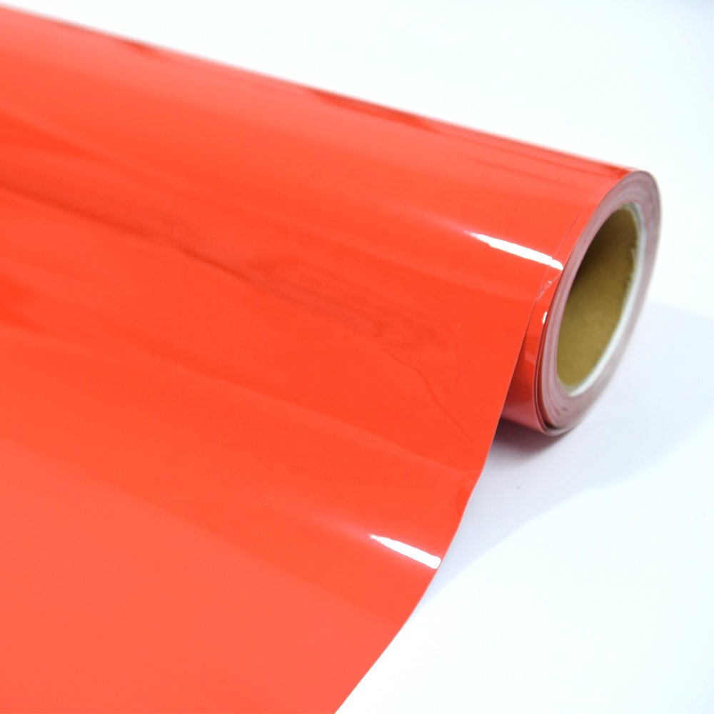 COOL SUN 5ftx54ft Vinyl Wrap Rolls Crystal Gloss Orange Color Change Car Films