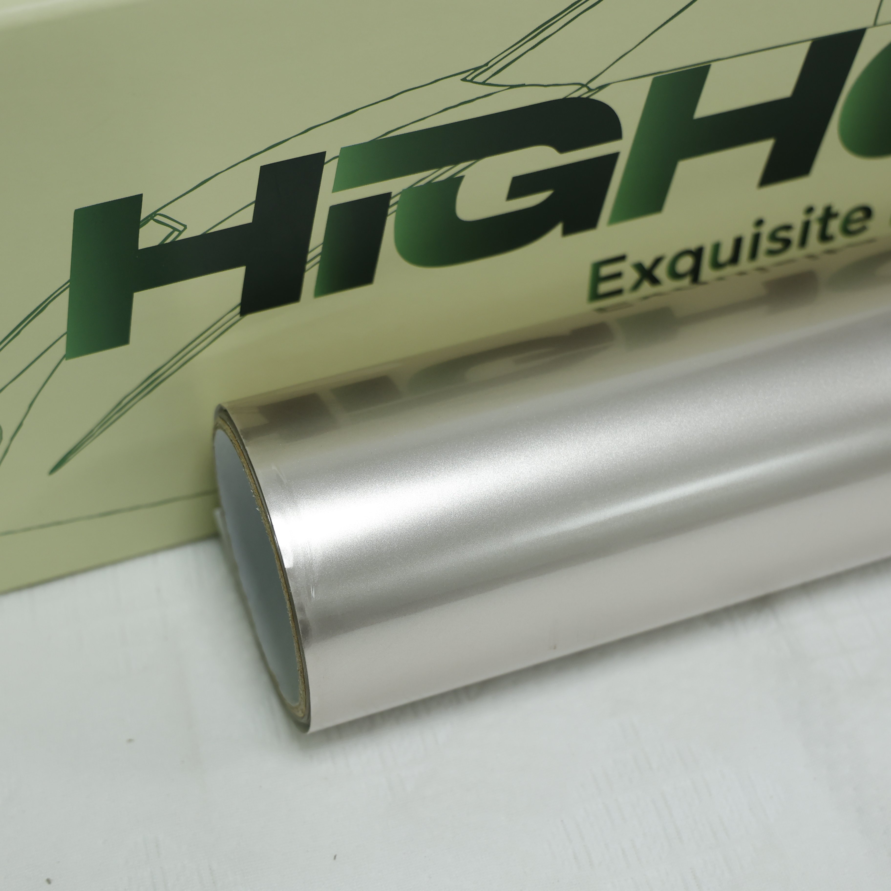 Retail High High Gloss HIGHCOOL 6.5mil PVC Car Wrap Film Self-Healing Glossy surface Aka Gold Full Tint Color Changing Car Film