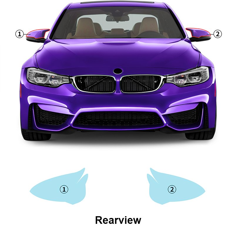 Car Front Headlamp Film for Bmw M3 CS F80 2014-2019 Tpu Transparent Protective Film Exterior Headlight Strips Car Sticker