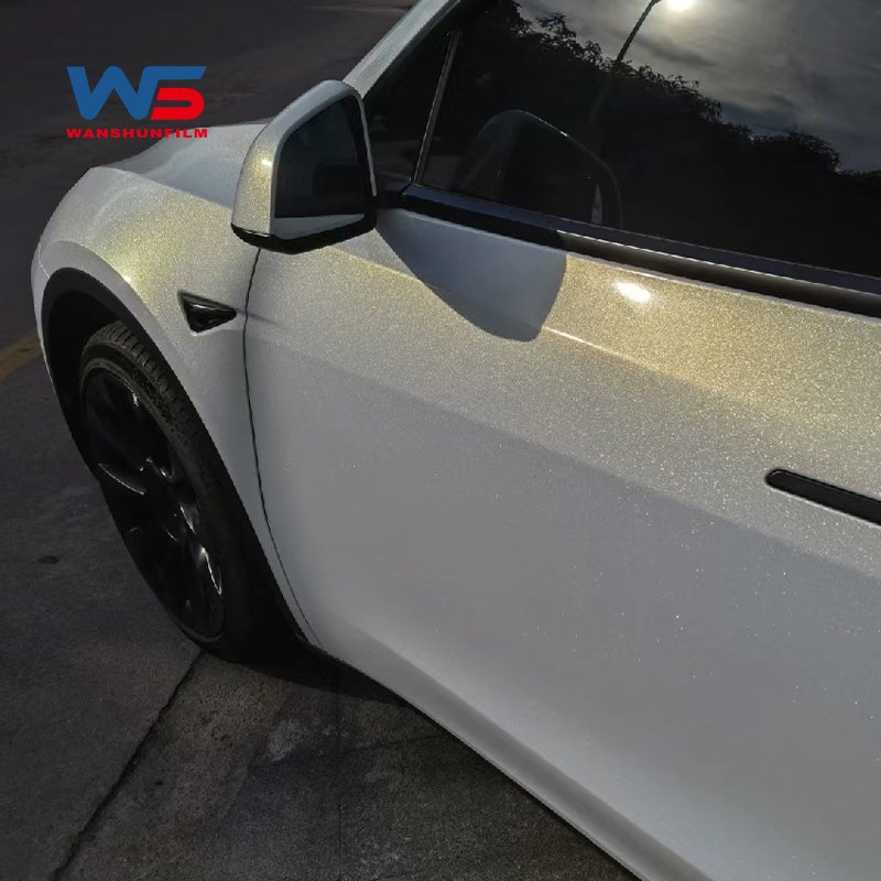 PPF Source Factory Diamond White Gold Free Sample Car Wrapping Film Color Changing Paint Protection Self Healing Tinting Vinyl